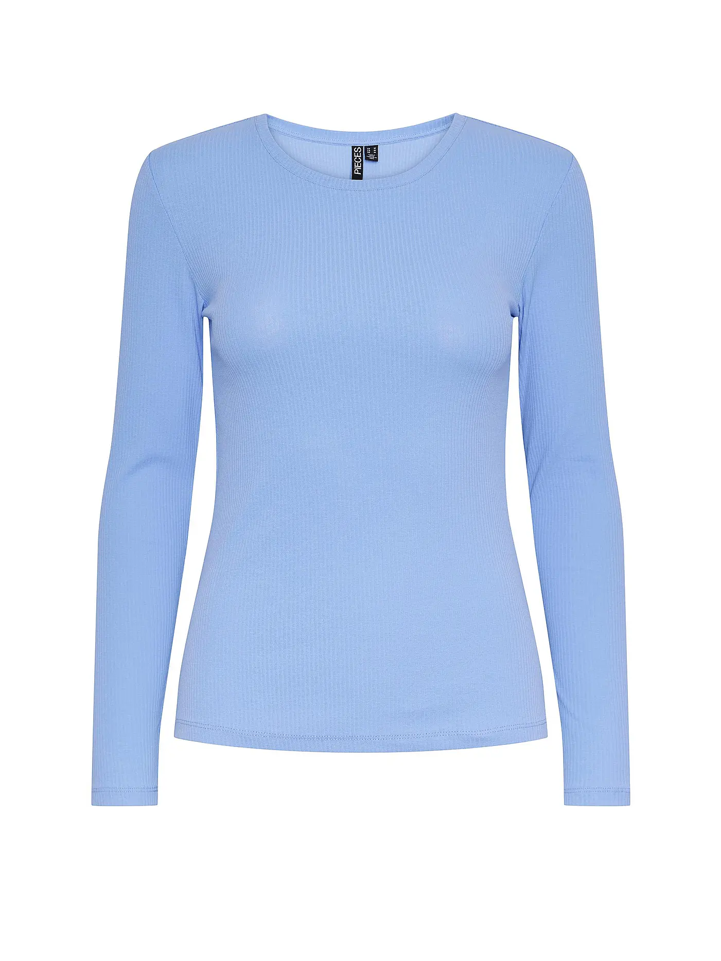 PIECES | Langarmshirt PCRUKA | hellblau